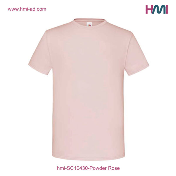 Print logo on T-shirt in Germany | Print logo on Textiles in Germany - Commercial T-Shirt with branding in Germany | Print logo on Textile in Germany with hmi-ad | hmi-SC10430-Powder Rose
