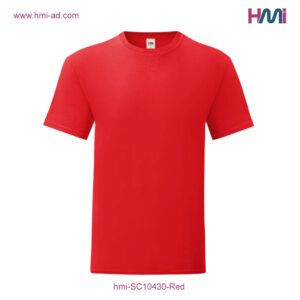 Print logo on T-shirt in Germany | Print logo on Textiles in Germany - Commercial T-Shirt with branding in Germany | Print logo on Textile in Germany with hmi-ad | hmi-SC10430-Red