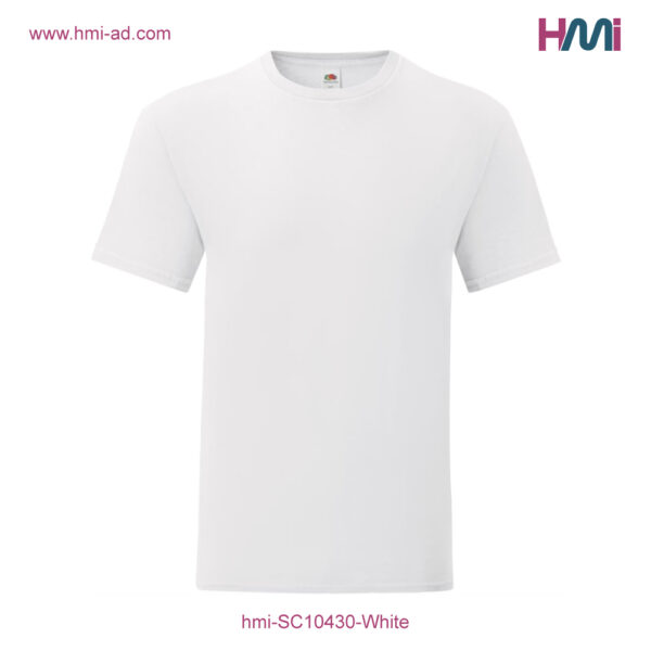 Print logo on T-shirt in Germany | Print logo on Textiles in Germany - Commercial T-Shirt with branding in Germany | Print logo on Textile in Germany with hmi-ad | hmi-SC10430-White