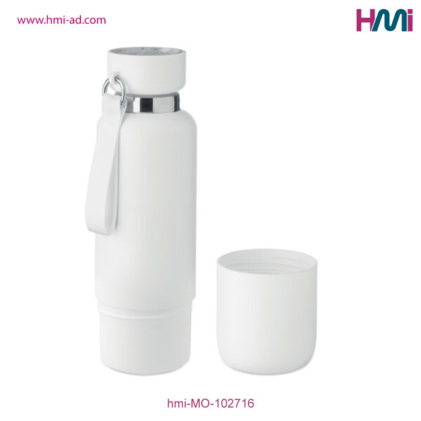 Double Wall bottle 16 with logo in Germany | Promotional Double wall 16 | Promotional Double wall bottle with cup | hmi-MO102716 | 07