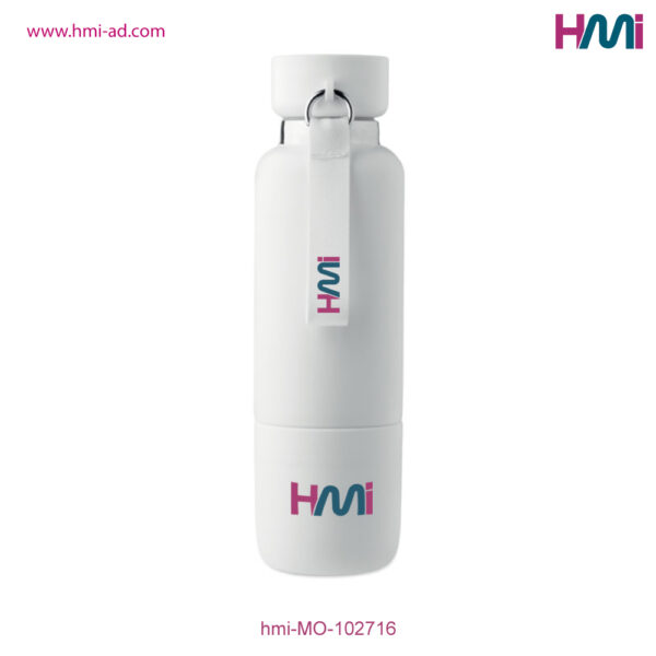 Double Wall bottle 16 with logo in Germany | Promotional Double wall 16 | Promotional Double wall bottle with cup | hmi-MO102716