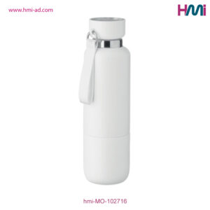 Double Wall bottle 16 with logo in Germany | Promotional Double wall 16 | Promotional Double wall bottle with cup | hmi-MO102716 | 03