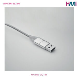 Keyring with charging cable | Promotional multi charging cable with logo in Germany | Promotional Merchandise in Germany | hmi-MO-012141 | 05