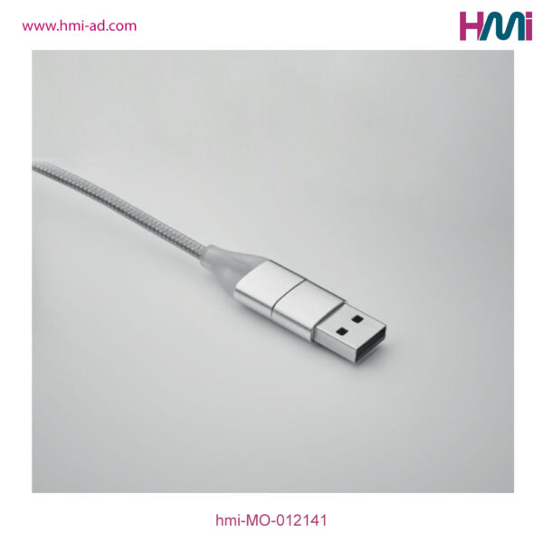 Keyring with charging cable | Promotional multi charging cable with logo in Germany | Promotional Merchandise in Germany | hmi-MO-012141 | 05