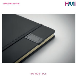 Promotional A5 Notebook with USB-Stick in Germany | Print logo on Promotional Notebook in Germany on hmi-ad | hmi-MO-012725 | 07
