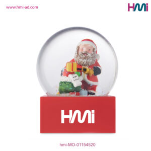 Promotional gift items for Christmas in Germany | Gift items for Christmas with logo printing in Germany | Christmas Glass Santa with branding in Germany on hmi-ad | hmi-MO-01154520 | 02
