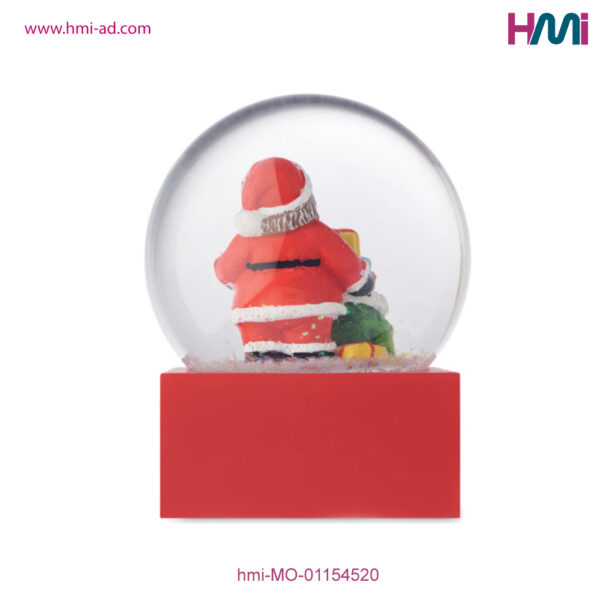 Promotional gift items for Christmas in Germany | Gift items for Christmas with logo printing in Germany | Christmas Glass Santa with branding in Germany on hmi-ad | hmi-MO-01154520