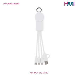 Promotional charging cable in Germany | Promotional Multi charging cable 10 with branding options | hmi-MO-01272210