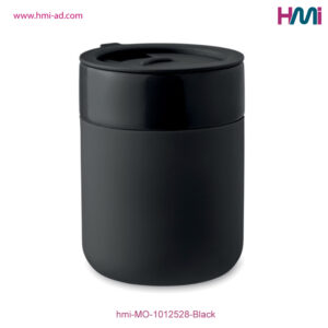 Ceramic Tumbler 28 | Promotional Ceramic Tumbler with custom Logo in Germany | Promotional drinkwares with branding in Germany | hmi-MO-1012528-BK
