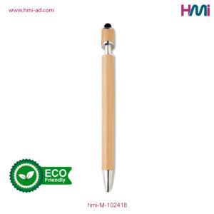 Promotional Bamboo Ball Pen 18 | Promotional Bamboo pen with custom logo in Germany | hmi-M-102418-03