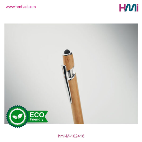 Promotional Bamboo Ball Pen 18 | Promotional Bamboo pen with custom logo in Germany | hmi-M-102418-06
