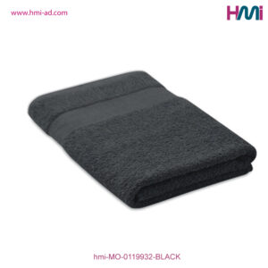 Promotional Cotton Towel in Germany | Promotional Cotton Towel 32 | Cotton Towel with branding options in Germany | hmi-MO-0119932-BLACK