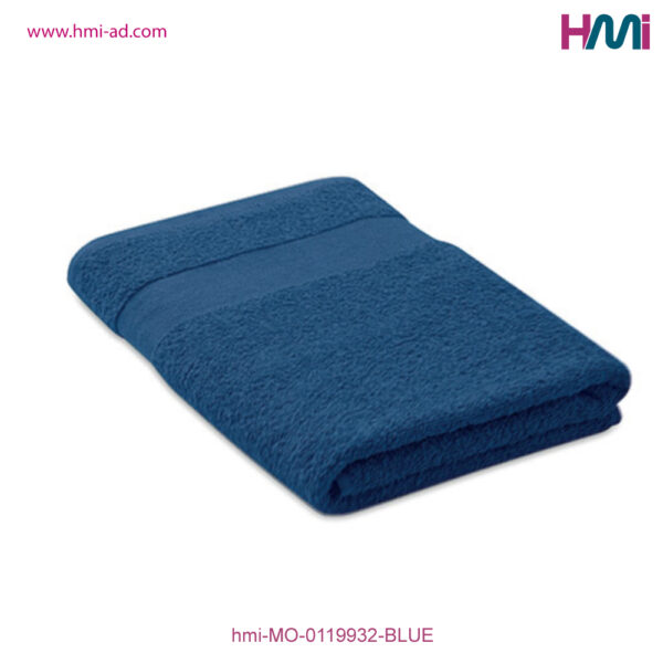 Promotional Cotton Towel in Germany | Promotional Cotton Towel 32 | Cotton Towel with branding options in Germany | hmi-MO-0119932-BLUE