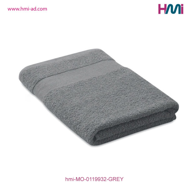 Promotional Cotton Towel in Germany | Promotional Cotton Towel 32 | Cotton Towel with branding options in Germany | hmi-MO-0119932-GREY
