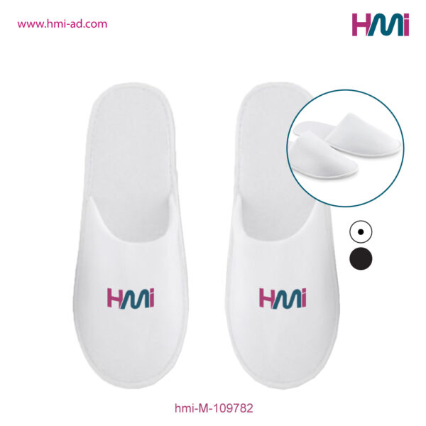 Promotional Slipper with branding in Germany | Promotional Slippers with logo in Germany | Hotel Giveaways in Germany with custom Logo | hmi-ad | hmi-M109782