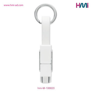 Promotional Keyring Charging cable 20 | Promotional Keyring with charging cable with logo in Germany | Promotional Keyring with logo in Germany | hmi-M-106820-04