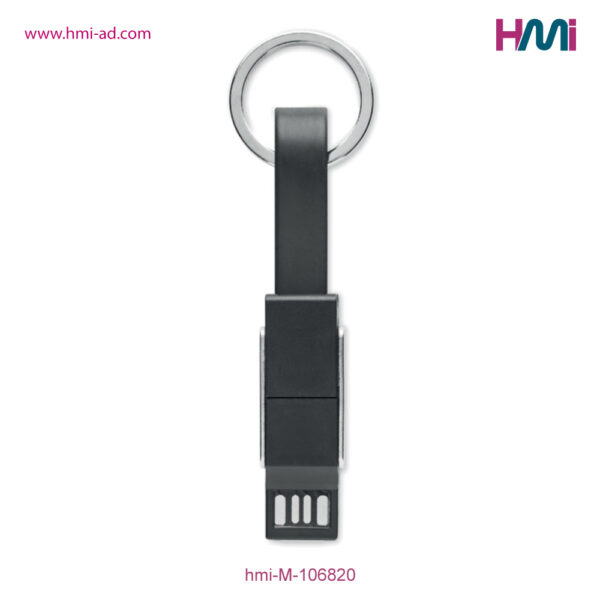 Promotional Keyring Charging cable 20 | Promotional Keyring with charging cable with logo in Germany | Promotional Keyring with logo in Germany | hmi-M-106820-08