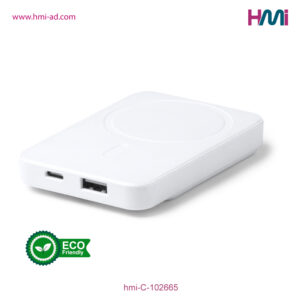 Bamboo Power Bank 65 | Promotional Power Bank with logo in Germany | Promotional high quality Power-bank with branding | hmi-C-102665-03