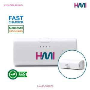 Promotional Power Bank 70 | Promotional mini Power Bank with logo in Germany | Promotional Power Bank with branding in Germany | hmi-C-102670-02