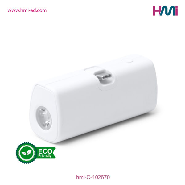 Promotional Power Bank 70 | Promotional mini Power Bank with logo in Germany | Promotional Power Bank with branding in Germany | hmi-C-102670-05
