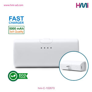 Promotional Power Bank 70 | Promotional mini Power Bank with logo in Germany | Promotional Power Bank with branding in Germany | hmi-C-102670