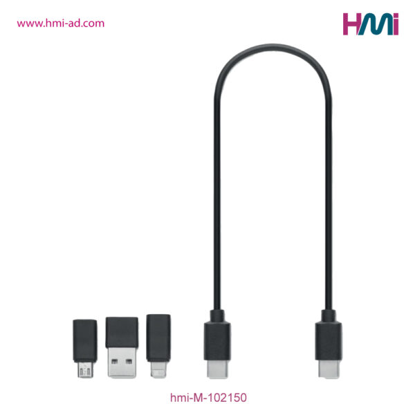 Promotional Charging Cable set 50 | Promotional charging cable set with logo in Germany | Promotional-charging cable with logo in Germany | Charging cables with logo in Germany | hmi-M-102150-05