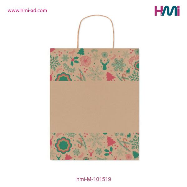 Christmas Paper Bag 19 | Promotional Paper Bag with logo in Germany | Promotional Christmas bag with logo in Germany | Promotional Swags for Christmas in Germany | HMi GmbH | hmi-ad | hmi-M-101519-03