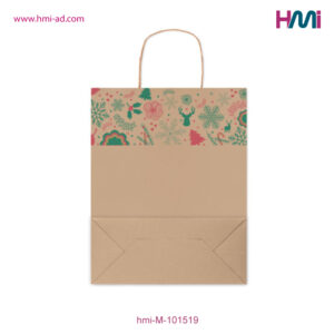 Christmas Paper Bag 19 | Promotional Paper Bag with logo in Germany | Promotional Christmas bag with logo in Germany | Promotional Swags for Christmas in Germany | HMi GmbH | hmi-ad | hmi-M-101519-04