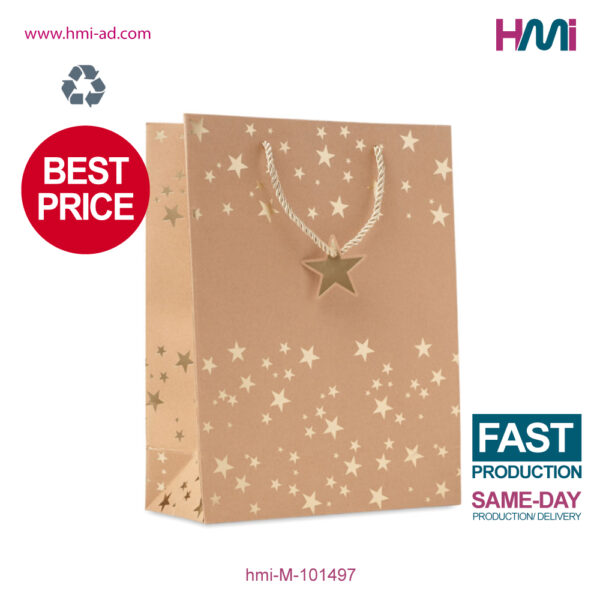 Christmas Paper Bag 97 | Promotional Christmas Products with logo in Germany | Promotional Paper Bag with logo in Germany | HMi GmbH | hmi-ad | hmi-M-101497