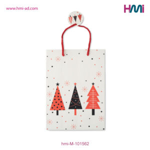 Christmas paper bag with customized logo in Germany | Promotional Products with Logo in Germany | Promotional Gifts for Christmas in Germany | HMi GmbH | hmi-ad | hmi-M-101562-03