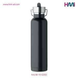 Double wall Bottle with straw | Promotional Stainless Steel Bottle with logo in Germany | HMi GmbH | hmi-ad | hmi-M-1012283-07