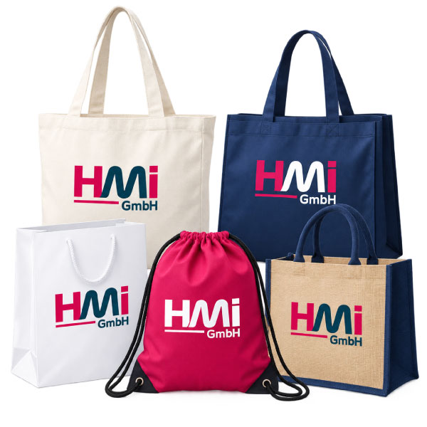 Branded trade show bags in Germany with custom Logo | Promotional Shopping Bag with branding in Germany