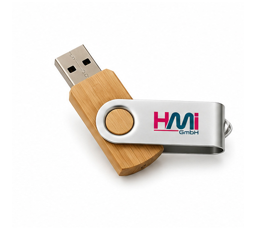 Eco-Friendly USB-Stick branded with logo | Promotional Eco-Friendly Giveaways in Germany | hmi-ad