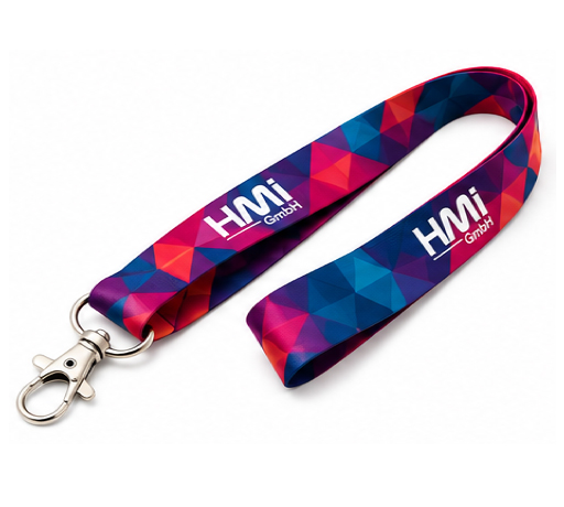 Full Colour Lanyard with branding in Germany | hmi-ad | Printable Lanyards in Germany