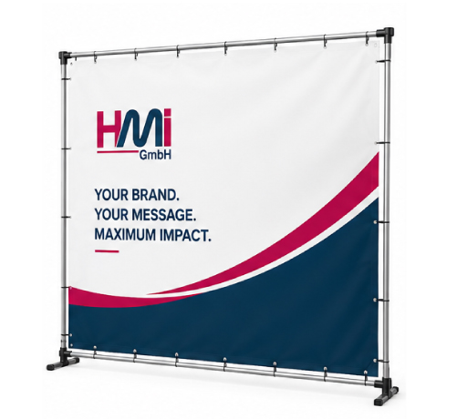 Large Format Banners printing in Germany | Banners in Germany | Banners Printing in Trade show in Germany | hmi-ad