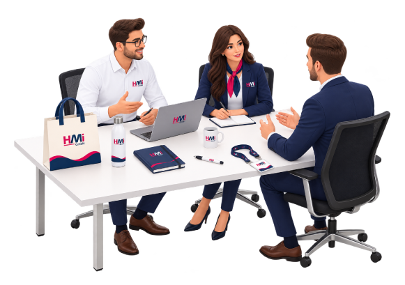 Promotional Products for Exhibitors in Germany | Merchandise with branding in Germany | hmi-ad