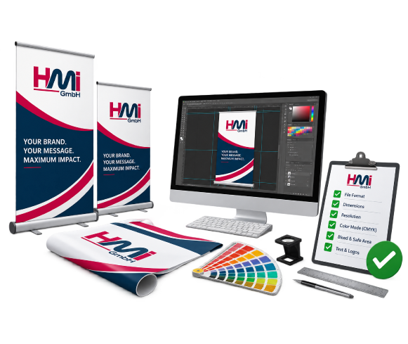 Roll up Printing in Germany | Roll up for Trade shows in Germany on hmi-ad | Banners Printing in Germany