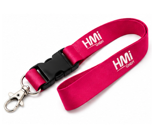 Safety Breakaway Lanyard with branding in Germany | hmi-ad | Printable Lanyards in Germany