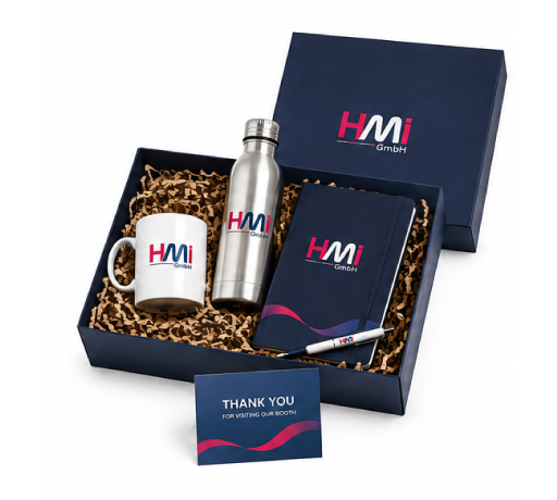 Welcome Packs & Merchandise image | Promotional Merchandise with custom branding | hmi-ad