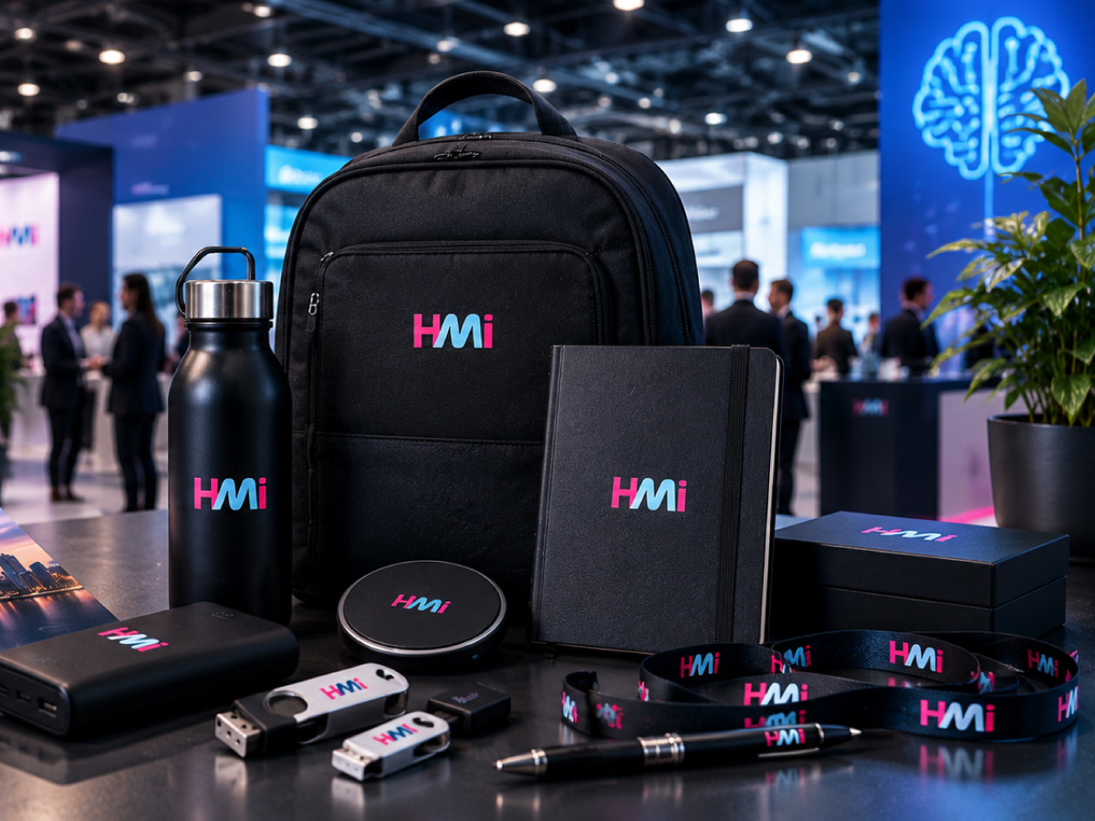 Technology and AI promotional products and branded merchandise in Germany by HMi