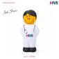 Anti-Stress Doctor Shape toy | Promotional Anti-Stress Doctor Shape with branding | hmi-C-1032941 | Image 02