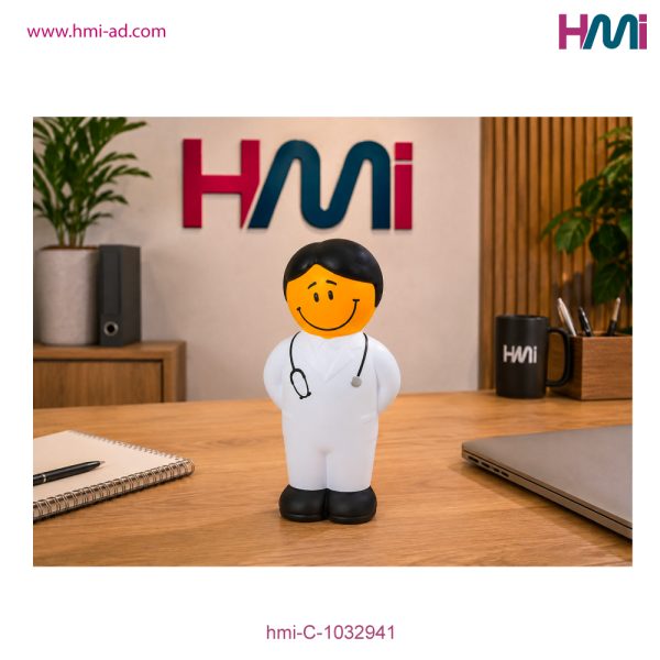 Anti-Stress Doctor Shape toy | Promotional Anti-Stress Doctor Shape with branding | hmi-C-1032941 | Image 08