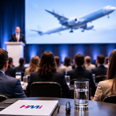 Promotional merchandise and printing products for aviation conferences and seminars in Germany