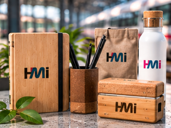 Eco-friendly promotional products and bamboo giveaways for railway companies in Germany