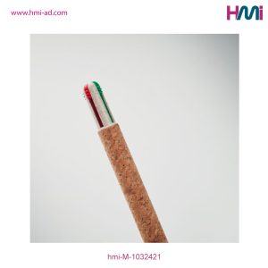 Promotional 4-Colours Cork Ball Pen with branding in Germany | Promotional Eco-Friendly Ball Pen in Germany | hmi-M-1032421 | Image 06