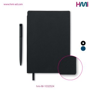Promotional A5 PU Notebook Pen Set with Branding in Germany | Promotional Notebook and Pen set with custom Logo in Germany | hmi-M-1032524 | Image 01