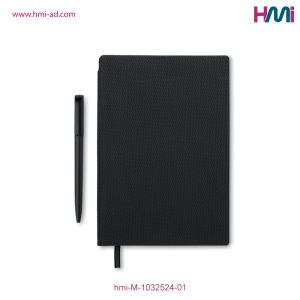 Promotional A5 PU Notebook Pen Set with Branding in Germany | Promotional Notebook and Pen set with custom Logo in Germany | hmi-M-1032524 | Image 07