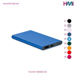 Promotional Aluminium 5000 mAh Powerbank with branding in Germany | Promotional Power Bank with Logo printing in Germany | hmi-M-1036825-05 | Image 08