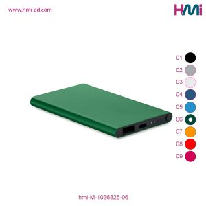 Promotional Aluminium 5000 mAh Powerbank with branding in Germany | Promotional Power Bank with Logo printing in Germany | hmi-M-1036825-06 | Image 09
