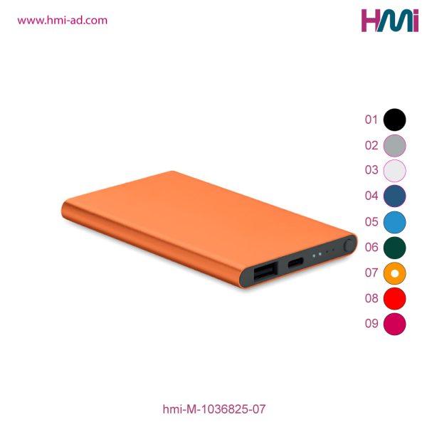 Promotional Aluminium 5000 mAh Powerbank with branding in Germany | Promotional Power Bank with Logo printing in Germany | hmi-M-1036825-07 | Image 10